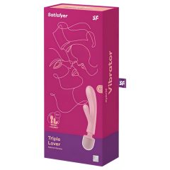   Satisfyer Triple Lover - G-Spot and Massaging Vibrator (Pink)