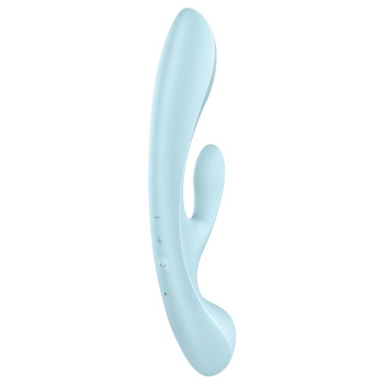 Satisfyer Triple Oh - Rechargeable, Clitoral Arm Vibrator (Blue)