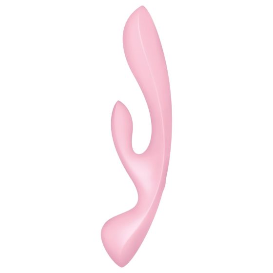 Satisfyer Triple Oh - Rechargeable Clitoral Vibrator (Pink)