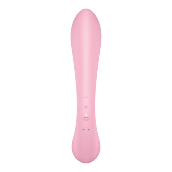 Satisfyer Triple Oh - Rechargeable Clitoral Vibrator (Pink)