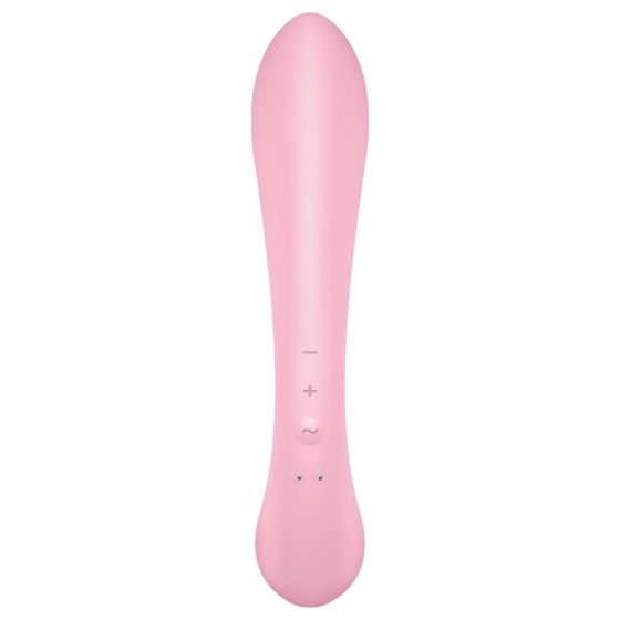 Satisfyer Triple Oh - Rechargeable Clitoral Vibrator (Pink)