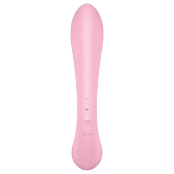 Satisfyer Triple Oh - Rechargeable Clitoral Vibrator (Pink)