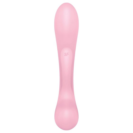 Satisfyer Triple Oh - Rechargeable Clitoral Vibrator (Pink)