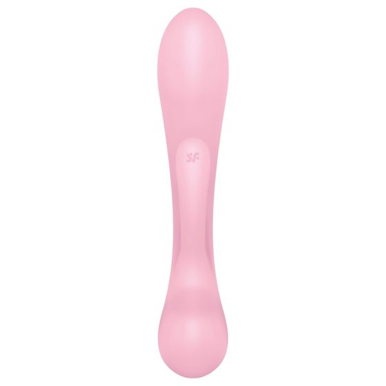 Satisfyer Triple Oh - Rechargeable Clitoral Vibrator (Pink)