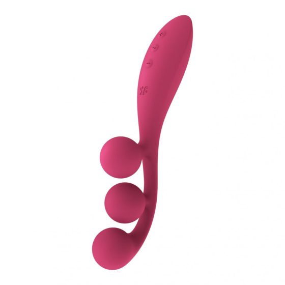 Satisfyer Tri Ball 1 - Rechargeable Multi-Function Vibrator (Red)