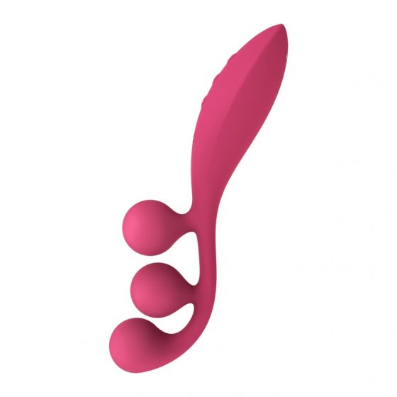 Satisfyer Tri Ball 1 - Rechargeable Multi-Function Vibrator (Red)