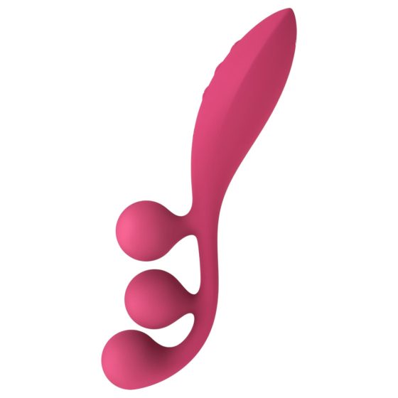 Satisfyer Tri Ball 1 - Rechargeable Multi-Function Vibrator (Red)