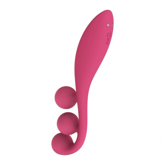 Satisfyer Tri Ball 1 - Rechargeable Multi-Function Vibrator (Red)