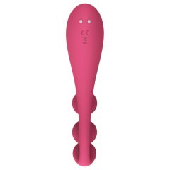   Satisfyer Tri Ball 1 - Rechargeable Multi-Function Vibrator (Red)