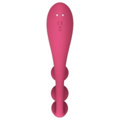   Satisfyer Tri Ball 1 - rechargeable, multifunction vibrator (red)