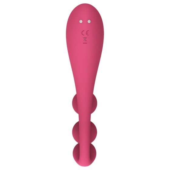 Satisfyer Tri Ball 1 - Rechargeable Multi-Function Vibrator (Red)