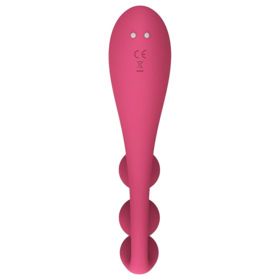 Satisfyer Tri Ball 1 - rechargeable, multifunction vibrator (red)