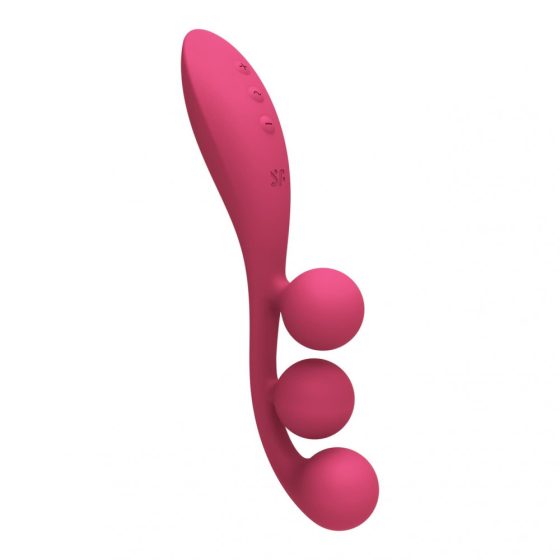 Satisfyer Tri Ball 1 - Rechargeable Multi-Function Vibrator (Red)