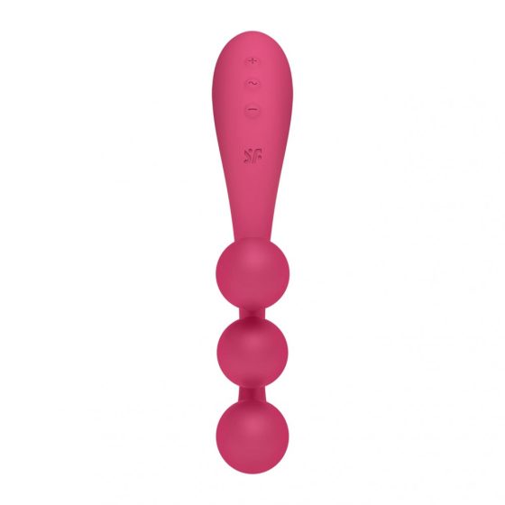 Satisfyer Tri Ball 1 - Rechargeable Multi-Function Vibrator (Red)