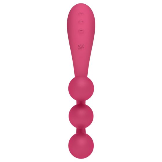 Satisfyer Tri Ball 1 - Rechargeable Multi-Function Vibrator (Red)