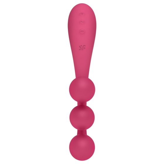 Satisfyer Tri Ball 1 - rechargeable, multifunction vibrator (red)