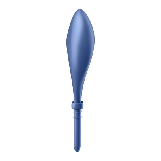 Satisfyer Bullseye - Rechargeable Smart Vibrating Cock Ring (Royal Blue)