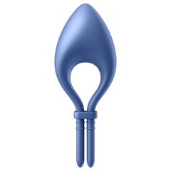   Satisfyer Bullseye - rechargeable, smart vibrating penis ring (royal blue)