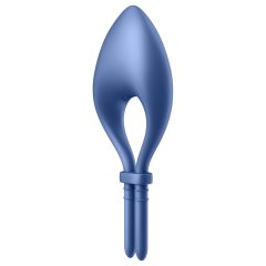   Satisfyer Bullseye - rechargeable, smart vibrating penis ring (royal blue)