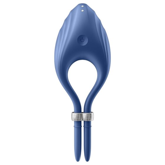 Satisfyer Duelist - Rechargeable Vibrating Cock Ring (Blue)