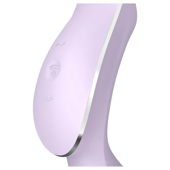 Satisfyer Curvy Trinity 2 - Rechargeable Air-Pulse 2in1 Vibrator (Purple)