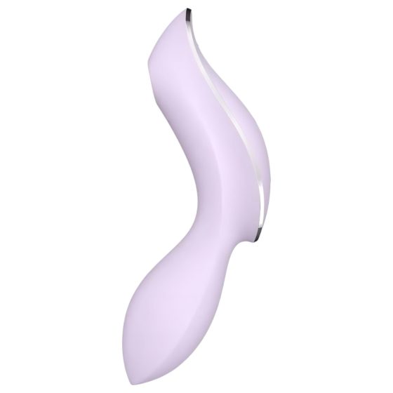 Satisfyer Curvy Trinity 2 - Rechargeable Air-Pulse 2in1 Vibrator (Purple)