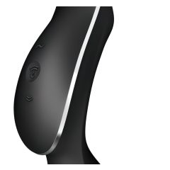   Satisfyer Curvy Trinity 2 - Rechargeable Air Pulse 2in1 Vibrator (Black)