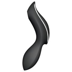   Satisfyer Curvy Trinity 2 - Rechargeable Air Pulse 2in1 Vibrator (Black)