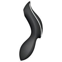   Satisfyer Curvy Trinity 2 - rechargeable air-wave 2-in-1 vibrator (black)