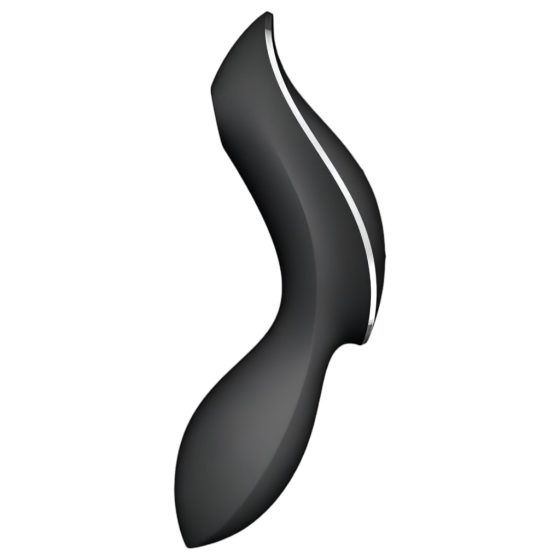 Satisfyer Curvy Trinity 2 - Rechargeable Air Pulse 2in1 Vibrator (Black)