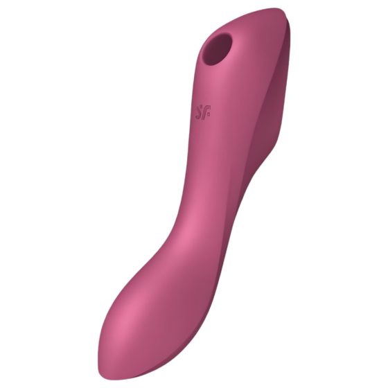 Satisfyer Curvy Trinity 3 - Rechargeable Air Pulse 2in1 Vibrator (Red)