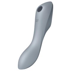   Satisfyer Curvy Trinity 3 - rechargeable air-pulse 2-in-1 vibrator (grey)