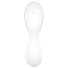   Satisfyer Curvy Trinity 5+ - Smart Air-Pulse 2-in-1 Vibrator (White)