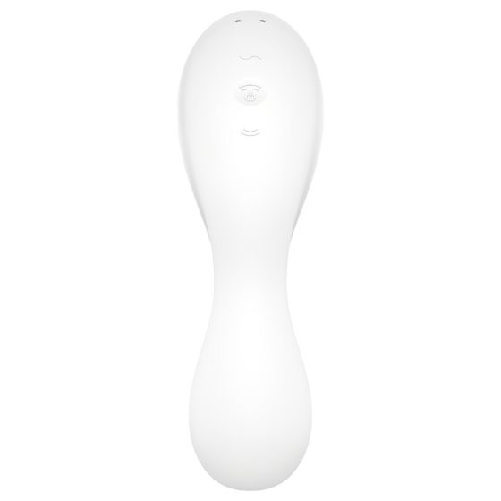 Satisfyer Curvy Trinity 5+ - Smart Air-Pulse 2-in-1 Vibrator (White)