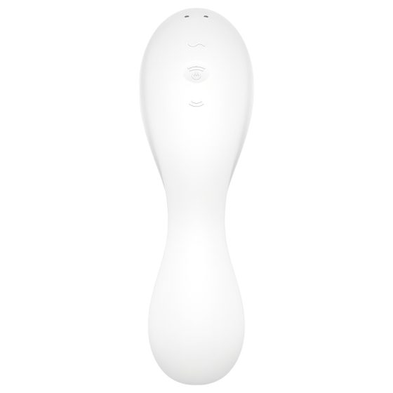 Satisfyer Curvy Trinity 5+ - Smart Air Pulse 2-in-1 Vibrator (White)