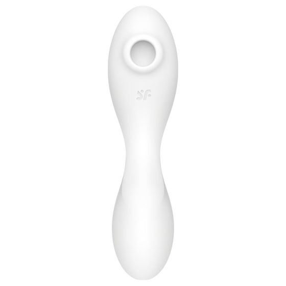 Satisfyer Curvy Trinity 5+ - Smart Air-Pulse 2-in-1 Vibrator (White)