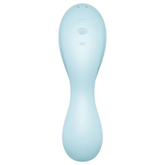 Satisfyer Curvy Trinity 5+ - Smart Air Pulse 2in1 Vibrator (Blue)