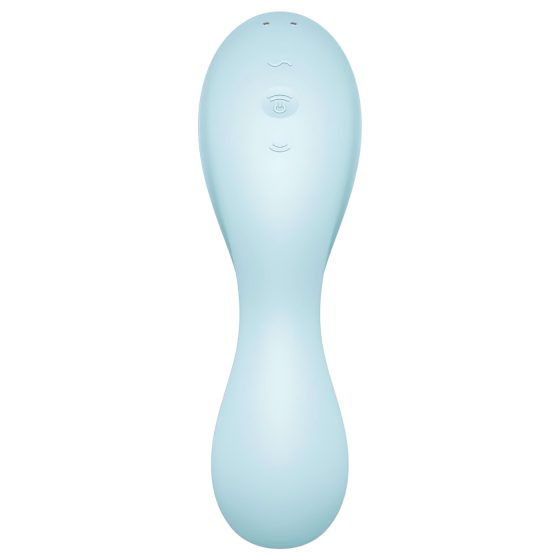 Satisfyer Curvy Trinity 5+ - Smart Air-Pulse 2-in-1 Vibrator (Blue)