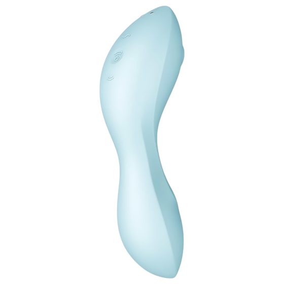 Satisfyer Curvy Trinity 5+ - Smart Air-Pulse 2-in-1 Vibrator (Blue)