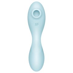   Satisfyer Curvy Trinity 5+ - Smart Air-Pulse 2-in-1 Vibrator (Blue)