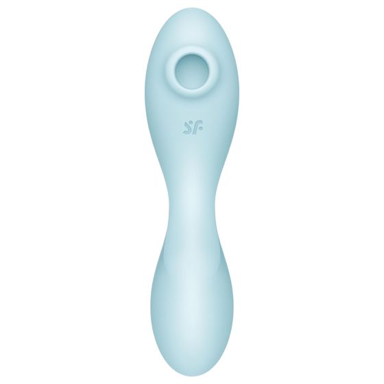 Satisfyer Curvy Trinity 5+ - Smart Air Pulse 2in1 Vibrator (Blue)