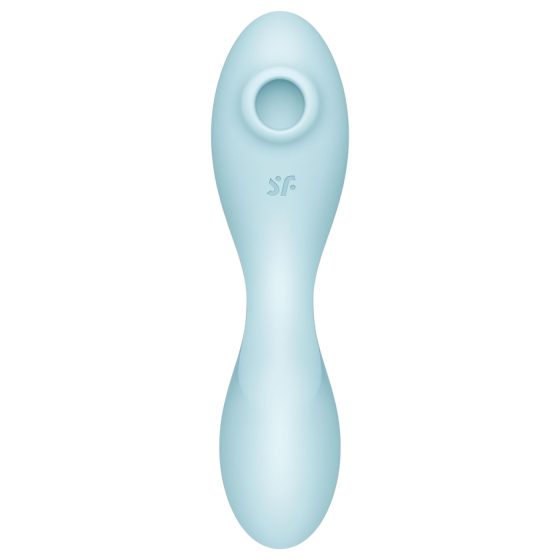 Satisfyer Curvy Trinity 5+ - Smart Air-Pulse 2-in-1 Vibrator (Blue)