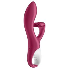   Satisfyer Embrace Me - Rechargeable Vibrator with Clitoral Arm (Red)