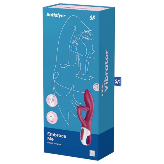 Satisfyer Embrace Me - Rechargeable Clitoral Vibrator (Red)