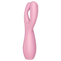   Satisfyer Threesome 3 - Rechargeable Clitoral Vibrator (Pink)