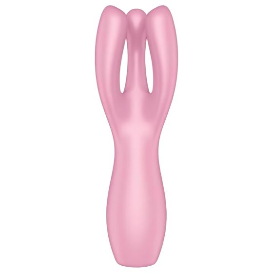 Satisfyer Threesome 3 - Rechargeable Clitoral Vibrator (Pink)