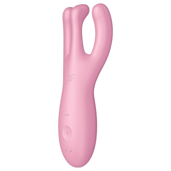 Satisfyer Threesome 4 - smart clitoral vibrator (pink)