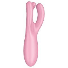 Satisfyer Threesome 4 - Smart Clitoral Vibrator (Pink)