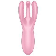 Satisfyer Threesome 4 - Smart Clitoral Vibrator (Pink)