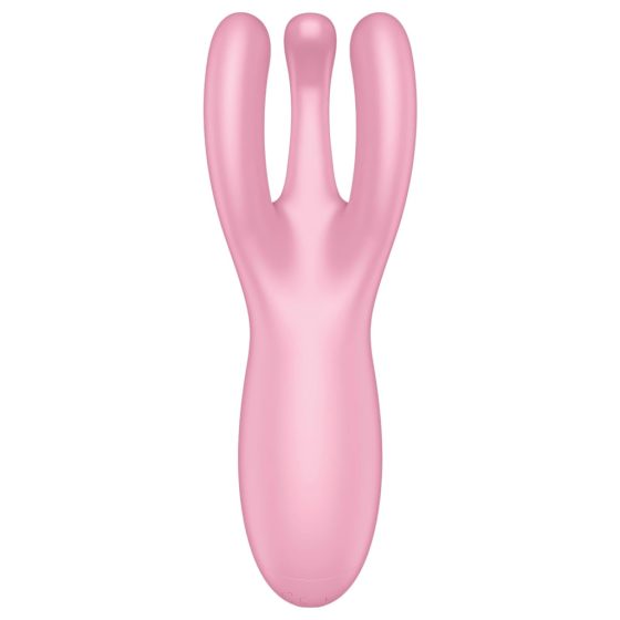 Satisfyer Threesome 4 - Smart Clitoral Vibrator (Pink)